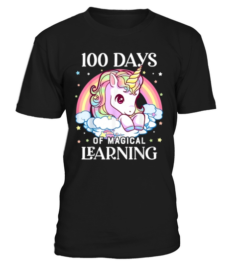 100 Days of School Unicorn Girls Teacher 100th Day T-Shirt Unisex