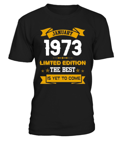 January 1973 Birthday Surprise T-Shirt Unisex