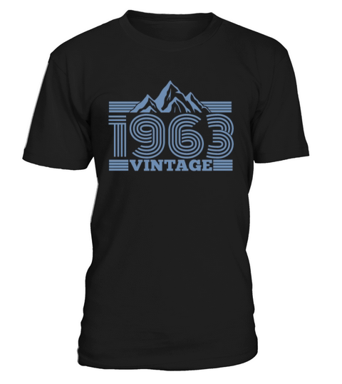 Vintage 1963 Birthday Retro Look T-Shirt Unisex