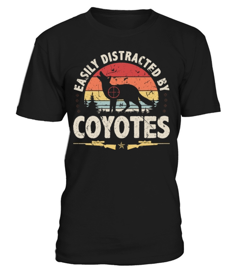 Yote Hunting Vintage Coyote Hunter T-Shirt Unisex