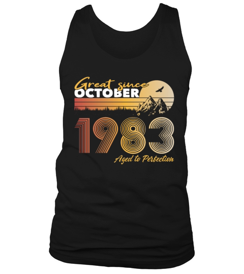 40th birthday vintage 1983 great since 1983 Tank Top Unisex