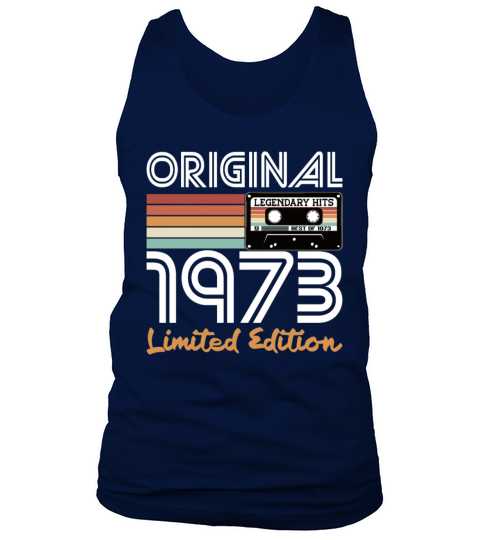 50th birthday vintage 1973 original 1973 Tank Top Unisex