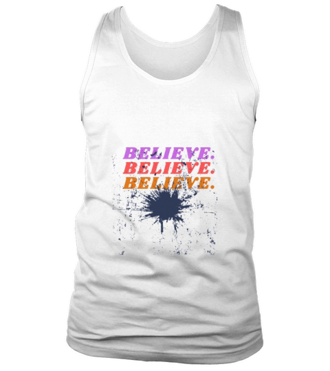 Colorful Retro Positivity Typography T Shirt Tank Top Unisex