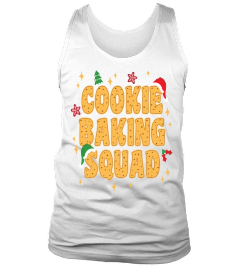 Cookie Baking Squad Christmas Tank Top Unisex