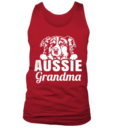 Cute AUSSIE dog for pet lover grandma or mom Tank Top Unisex