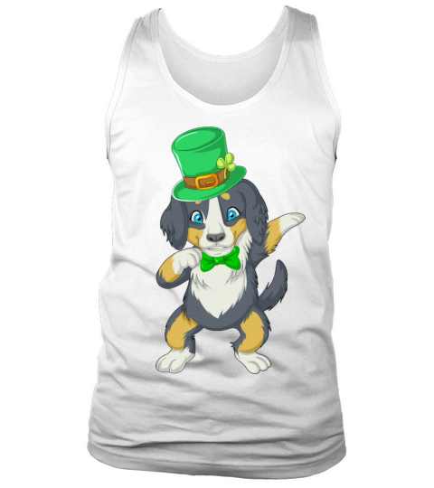 dabbing bernese st patricks day Tank Top Unisex