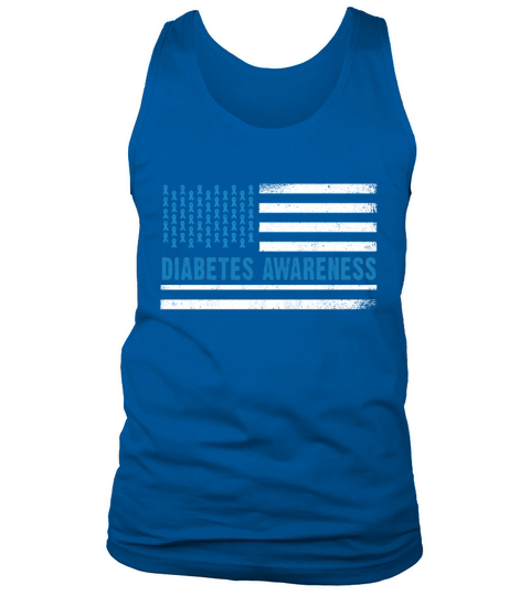 Flag November Diabetes Awareness Month Tank Top Unisex