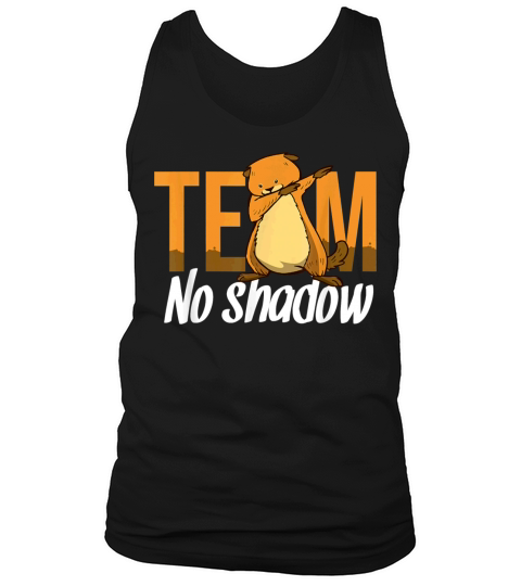 Funny Groundhog Day Team No Shadow Dabbing Kids Tank Top Unisex