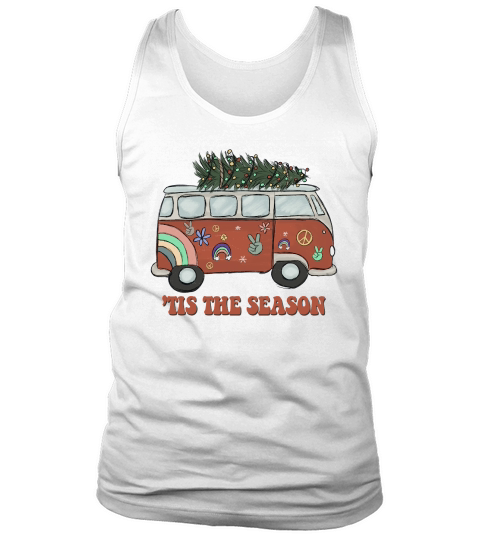 Hippie Christmas Its The Season Tank Top Unisex