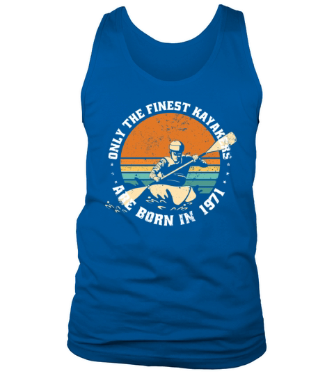 Kayak-Rafting KAYAKER Vintage 1971 Birthday Tank Top Unisex