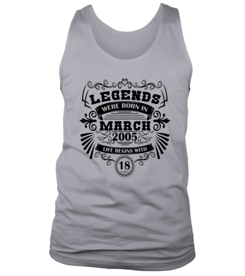 March 2005 Birthday Vintage Legend Tank Top Unisex