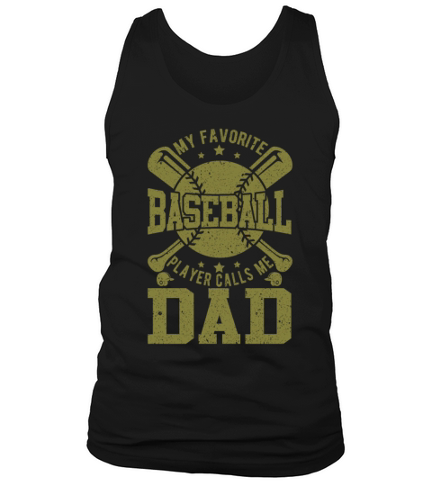 My Favorite Baseball Softball Player Call Me Dad Tank Top Unisex