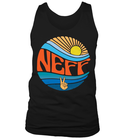 Neff Shirt Vintage Sunset Neff Groovy Tie Dye Tank Top Unisex