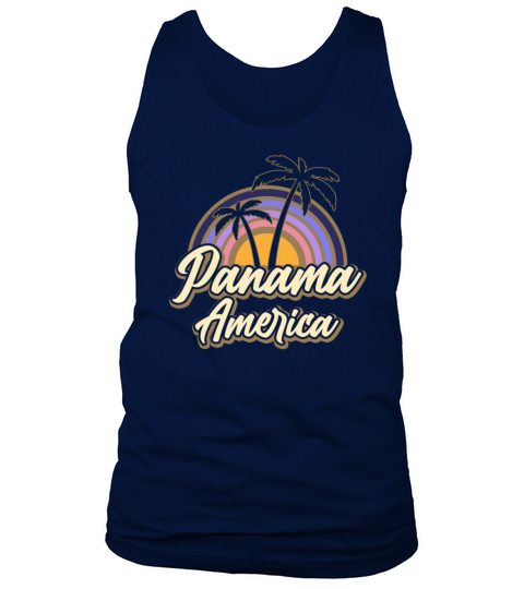 Panama Vintage Sunset Panamanian Wildness Tank Top Unisex