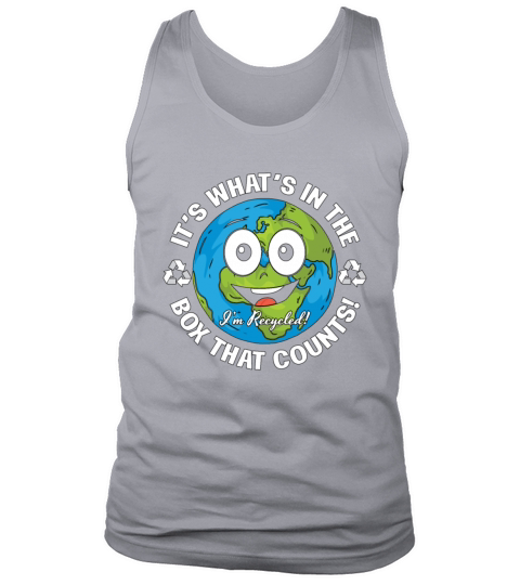 Recycling Its Whats In The Box Go Green Recycler Tank Top Unisex