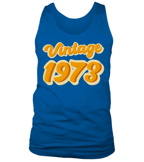 Retro Vintage 1973 Tank Top Unisex