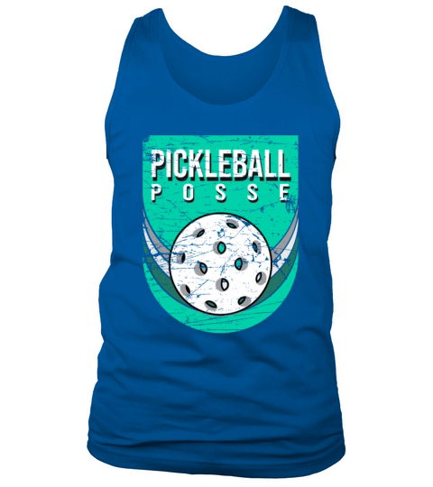 Retro Vintage Pickleball Posse For Pickers Tank Top Unisex