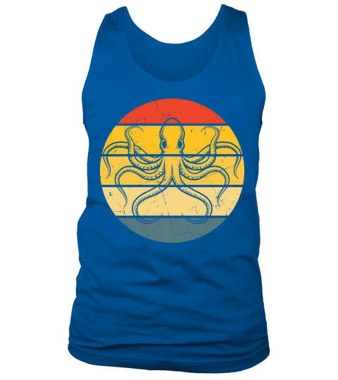 Vintage Octopus Kraken Distressed Tank Top Unisex