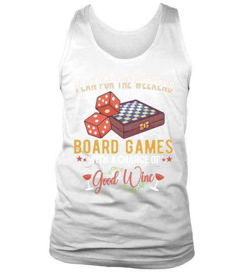 Wine Board Games Chess Board Game Player Gambling Tank Top Unisex