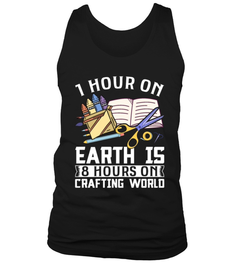 Witty Sayings Lifestyle Creative Crapfting Lovers Tank Top Unisex