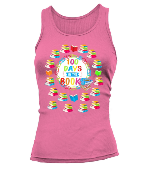 100 Days In the Books Book Lover Reading Teacher Tank top Woman