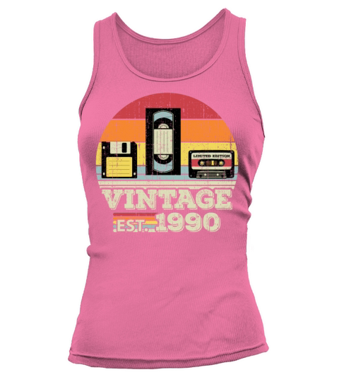 33 Year Old Vintage 1990 33rd Birthday Gift Tank top Woman