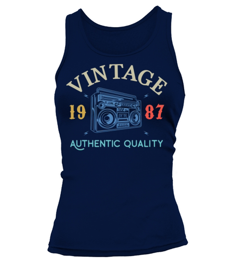33 Years Old 1987 Vintage 33Rd Birthday Anniversar Tank top Woman