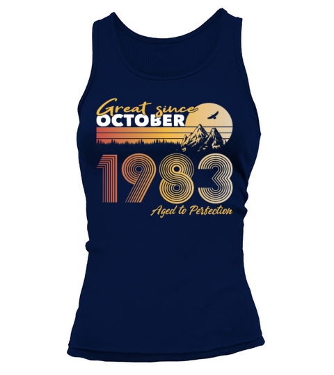 40th birthday vintage 1983 great since 1983 Tank top Woman