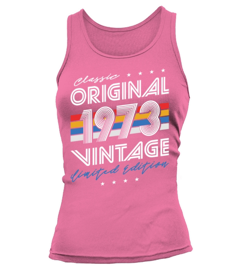 50th birthday vintage 1973 classic original 1973 Tank top Woman