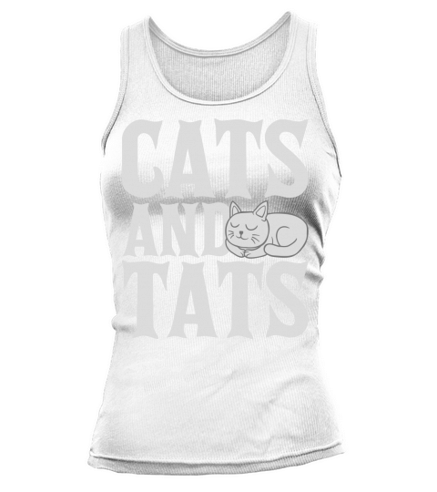 cats and tats quote Tank top Woman