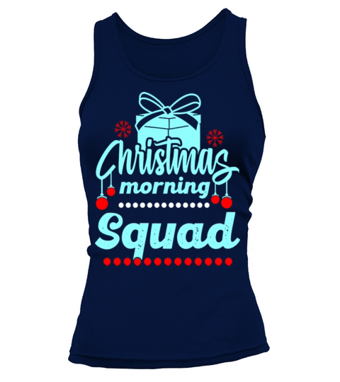 Christmas Morning Squad Xmas Holiday Gift Tank top Woman
