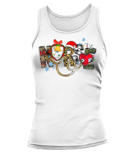 Christmas Nurse Santa Elf Rn Nicu Er Nursing Squad Tank top Woman