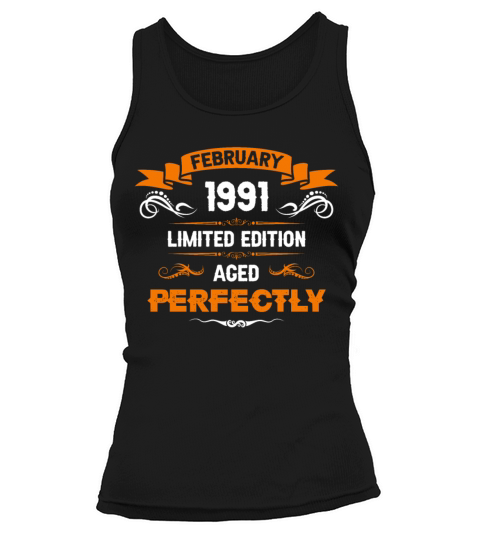 February 1991 Vintage Birthday Present Tank top Woman