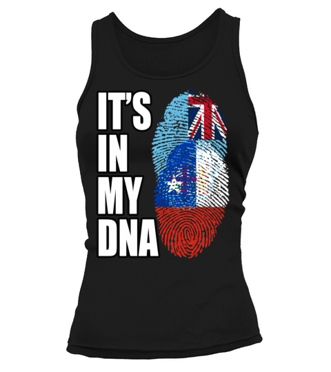 Fijian And Chilean Mix Heritage DNA Flag Tank top Woman