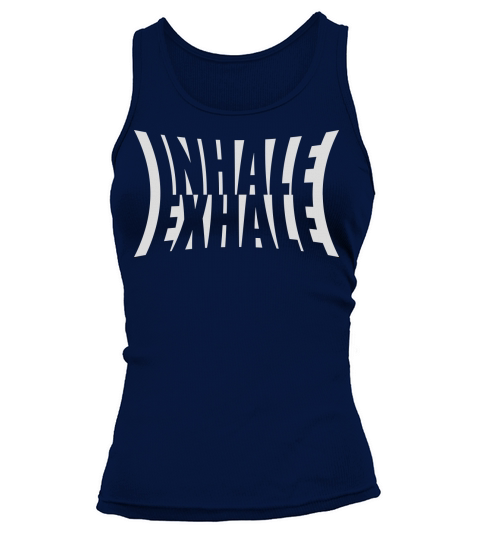 inhale exhale yoga quote Tank top Woman