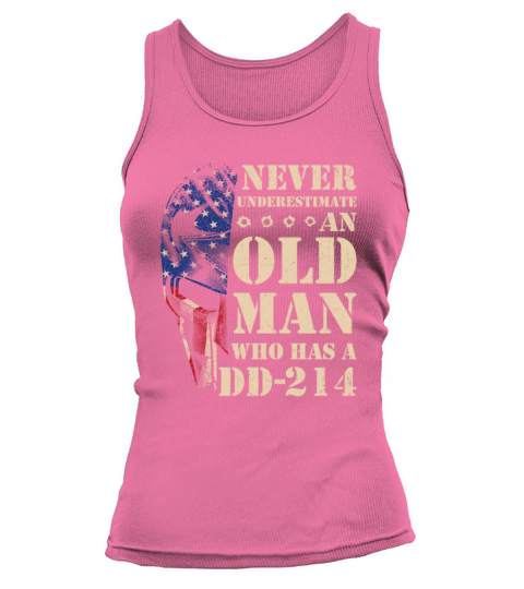 Mens Vintage DD 214 US Alumni USA American Flag Tank top Woman