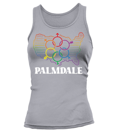 Palmdale Pride Month Pride Flag LGBT Community LGB Tank top Woman