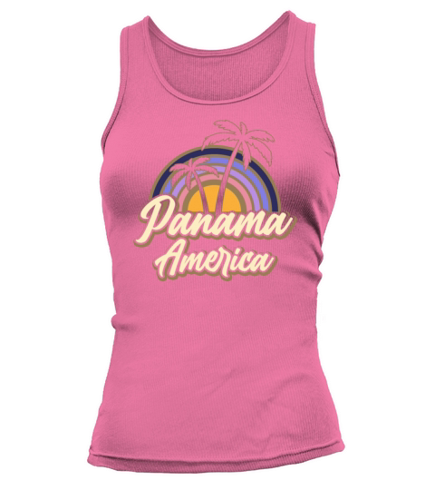 Panama Vintage Sunset Panamanian Wildness Tank top Woman