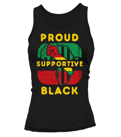 proud supportive black dad Tank top Woman