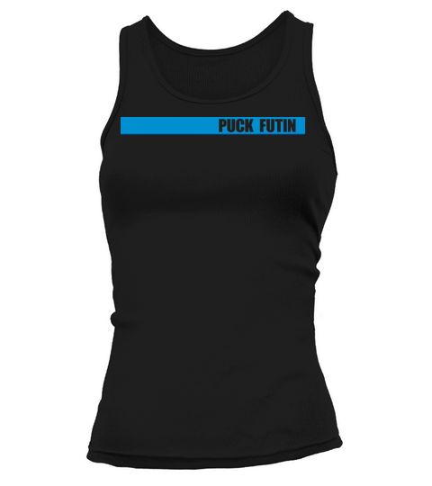 puck futin logo design Tank top Woman