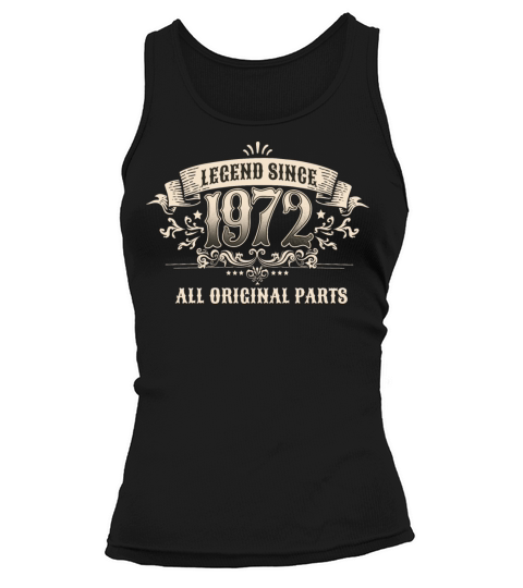 Retro Vintage Birthday Legend Since 1972 Tank top Woman