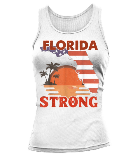 Retro Vintage Florida Strong Support Men Women Tank top Woman