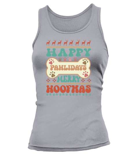 Merry Christmas Retro Vintage pink santa claus Tank top Woman