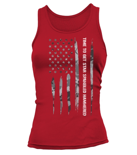 Time To Get Star Spangled Hammered Tank top Woman