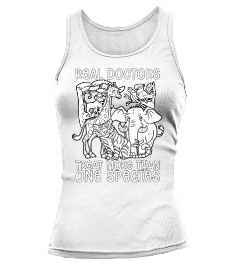 Veterinary Real Doctors Treat Animals Veterinarian Tank top Woman
