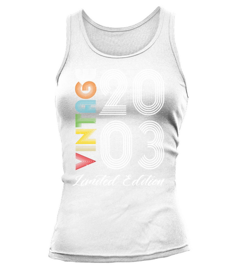 Vintage 2003 Vintage Birthday Retro Vintage Tank top Woman