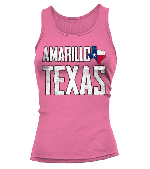Vintage Amarillo Texas Flag Tank top Woman