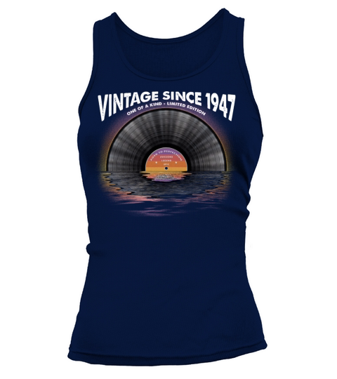 Vintage since 1947 Retro Disco Music Vintage Tank top Woman
