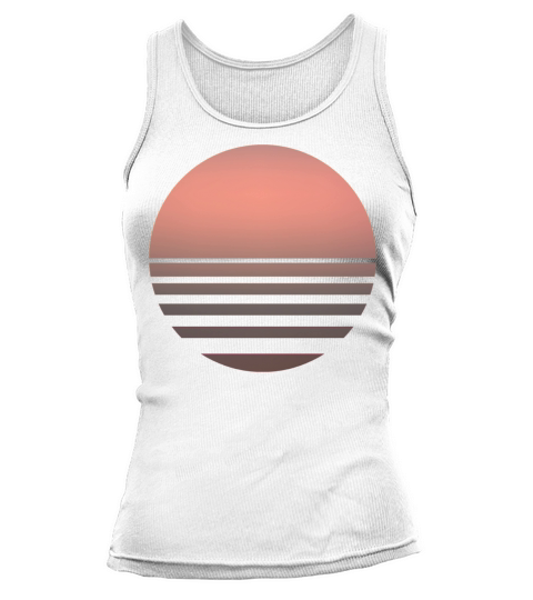 Vintage sunset Tank top Woman