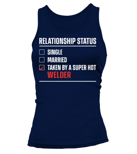 Welder Welding Girlfriend Vintage Tank top Woman
